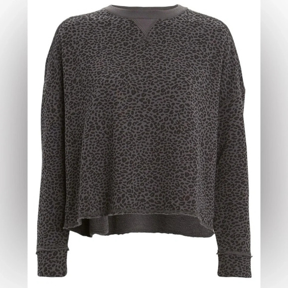 ATM ANTHONY THOMAS MELILLO French Terry Leopard Sweatshirt Size S - Picture 2 of 10